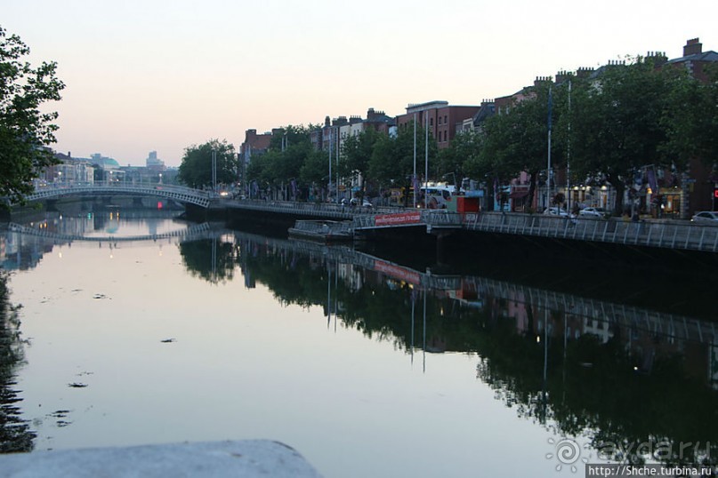 Сумерки на берегах реки Liffey