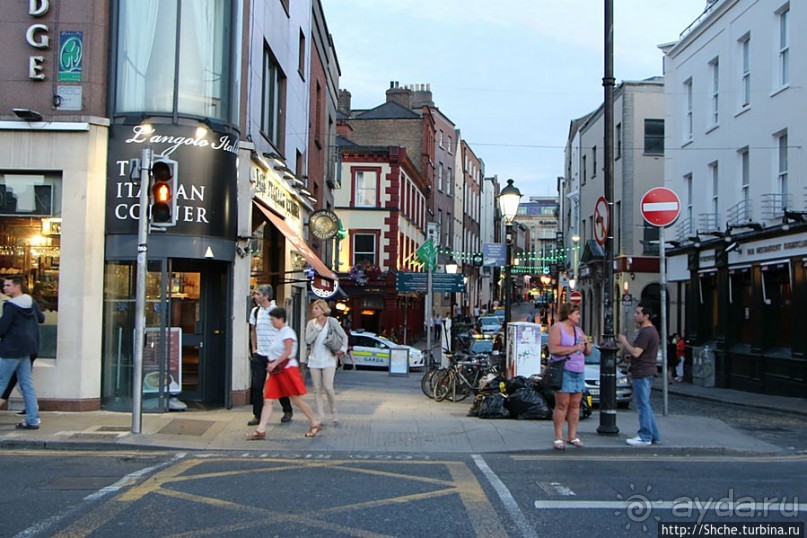 Сумерки на берегах реки Liffey