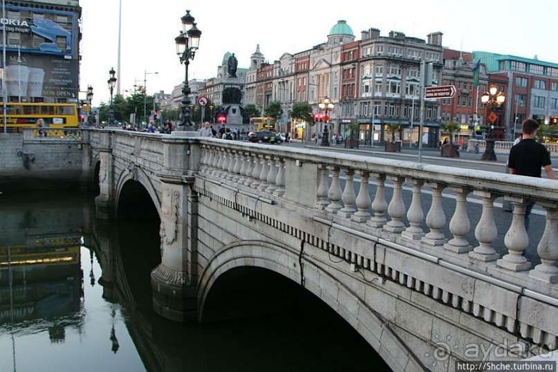 Сумерки на берегах реки Liffey