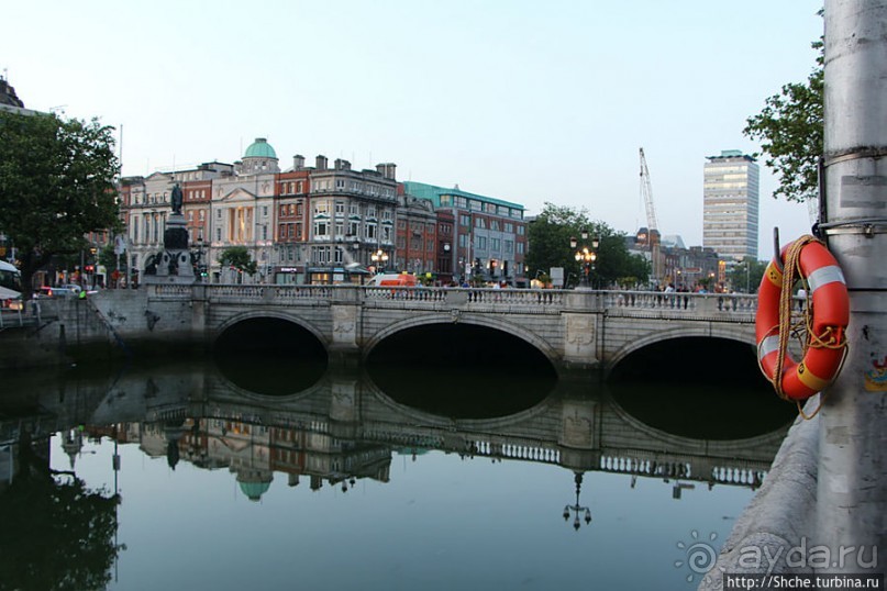 Сумерки на берегах реки Liffey