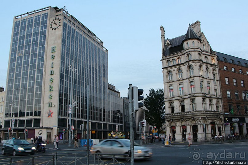 Сумерки на берегах реки Liffey