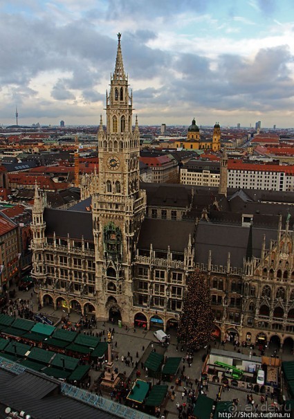 Лучшие виды на Мюнхен с башни церкви Святого Петра
