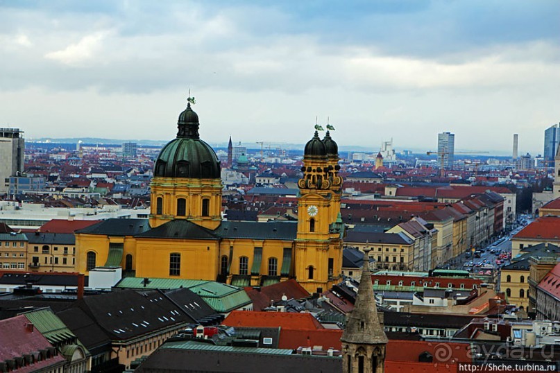 Лучшие виды на Мюнхен с башни церкви Святого Петра
