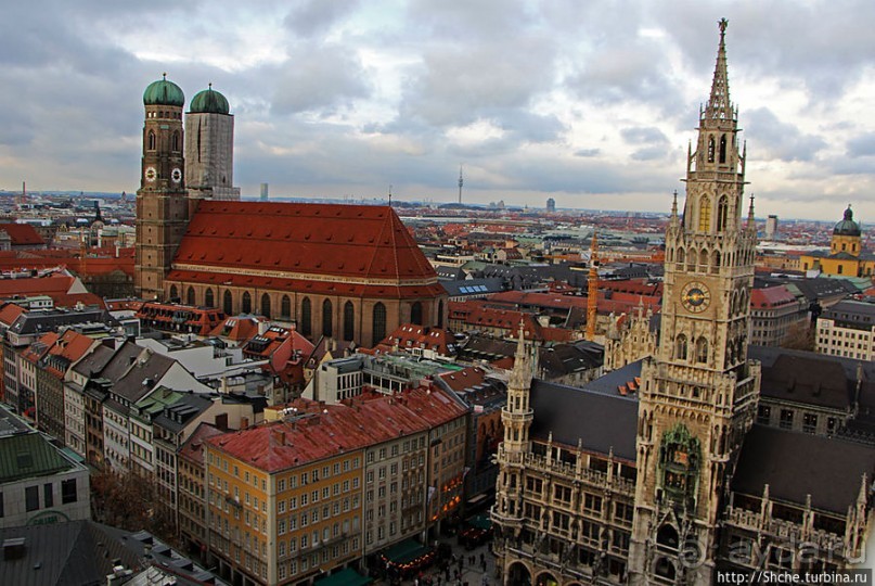 Лучшие виды на Мюнхен с башни церкви Святого Петра