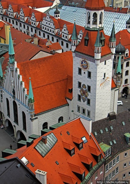 Лучшие виды на Мюнхен с башни церкви Святого Петра