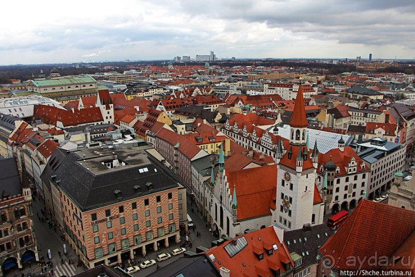Лучшие виды на Мюнхен с башни церкви Святого Петра