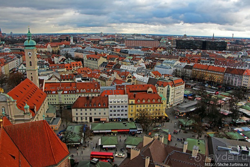 Лучшие виды на Мюнхен с башни церкви Святого Петра