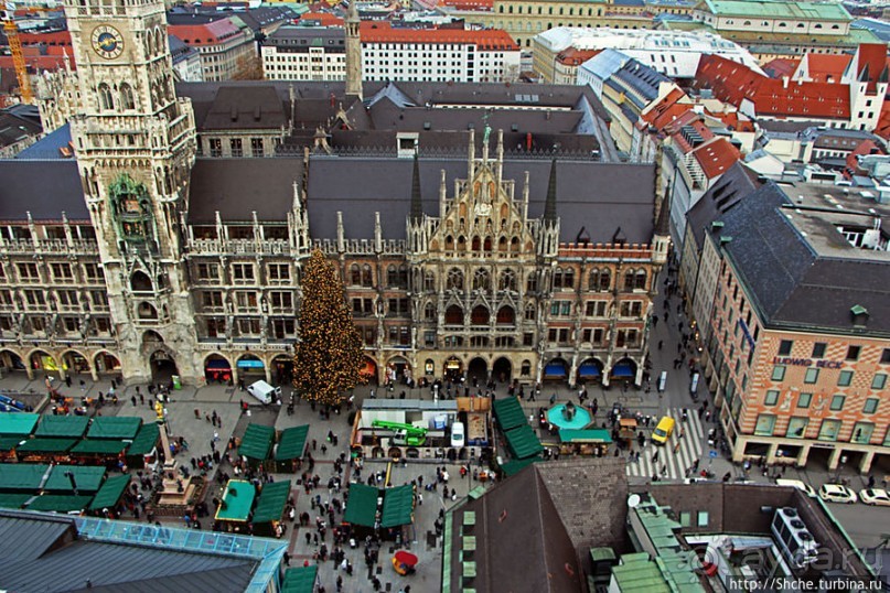 Лучшие виды на Мюнхен с башни церкви Святого Петра