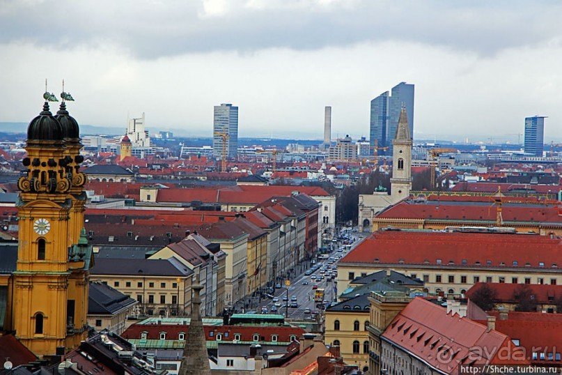 Лучшие виды на Мюнхен с башни церкви Святого Петра