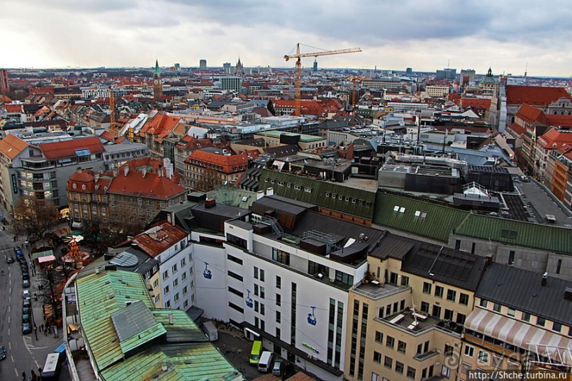 Лучшие виды на Мюнхен с башни церкви Святого Петра