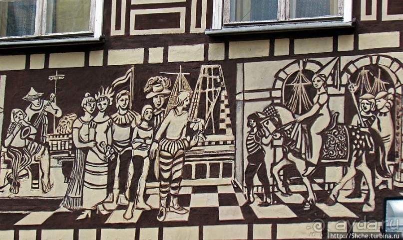 Фасады на Королевском Тракте, аки полотна картин живопистных