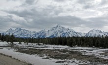 Альбом отзыва "Озеро Jackson и горная гряда Teton, 120 км по пути в Джексон"