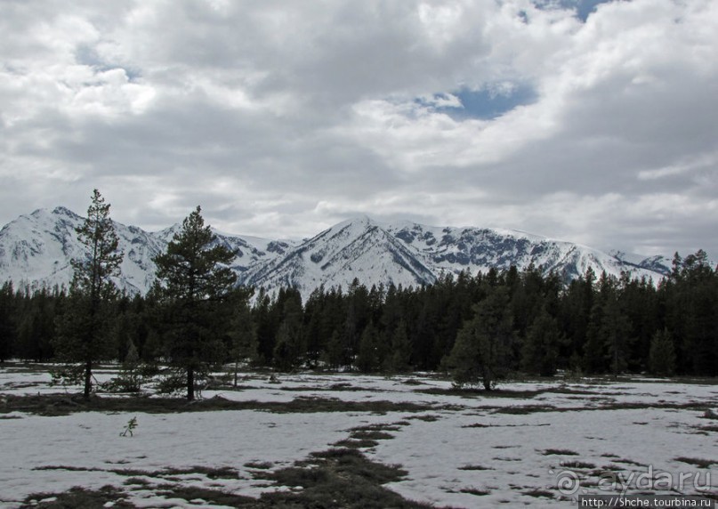 Альбом отзыва "Озеро Jackson и горная гряда Teton, 120 км по пути в Джексон"