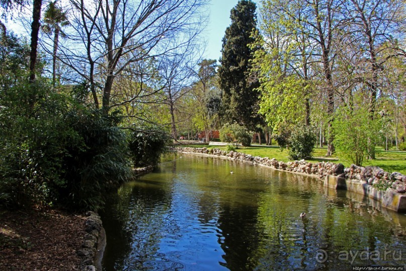 Первое апреля в парке Ретиро. Уже
