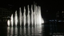 Дубайский хит. Свето-музыкальное шоу фонтанов ночью