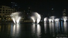 Дубайский хит. Свето-музыкальное шоу фонтанов ночью