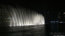 Дубайский хит. Свето-музыкальное шоу фонтанов ночью