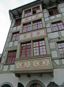 "Изюминка" города Санкт-Галлен - роскошные балконы