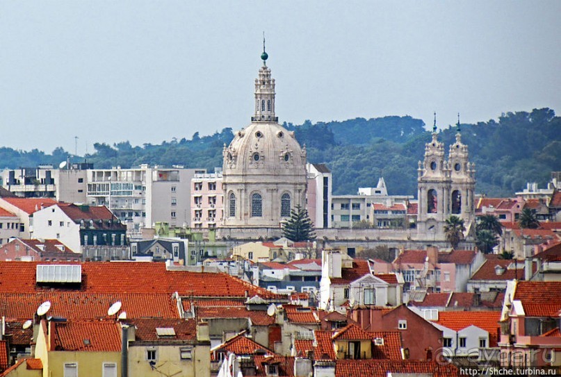 Еще взгляд на Лиссабон сверху, теперь с крепости Сан Жоржи