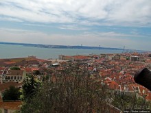 Еще взгляд на Лиссабон сверху, теперь с крепости Сан Жоржи