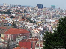 Еще взгляд на Лиссабон сверху, теперь с крепости Сан Жоржи