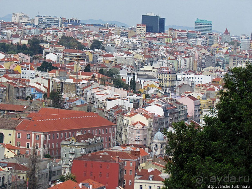 Еще взгляд на Лиссабон сверху, теперь с крепости Сан Жоржи
