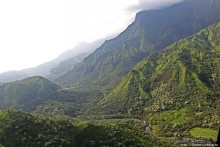 Над Кауаи на вертолете. Этап 1. Горы и водопады