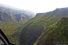 Над Кауаи на вертолете. Этап 1. Горы и водопады