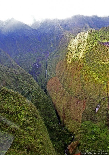 Над Кауаи на вертолете. Этап 1. Горы и водопады