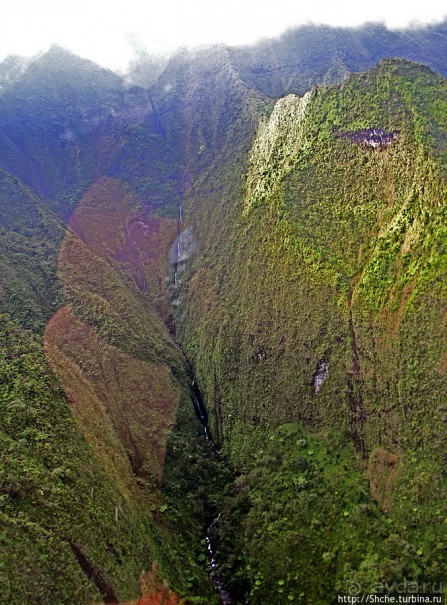 Над Кауаи на вертолете. Этап 1. Горы и водопады