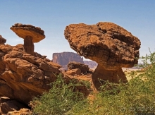 Чад, места туристического притяжения. Горное плато Эннеди