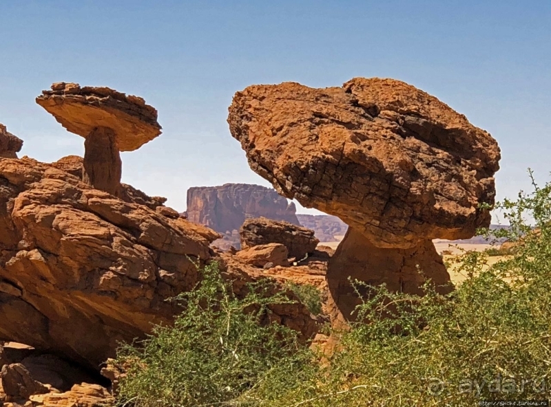 Чад, места туристического притяжения. Горное плато Эннеди
