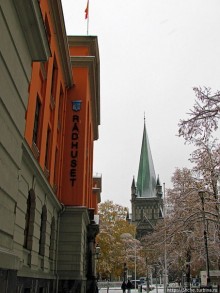 Тронхейм. Зимние зарисовки исторического центра