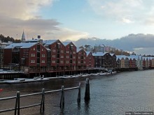 Тронхейм. Зимние зарисовки исторического центра