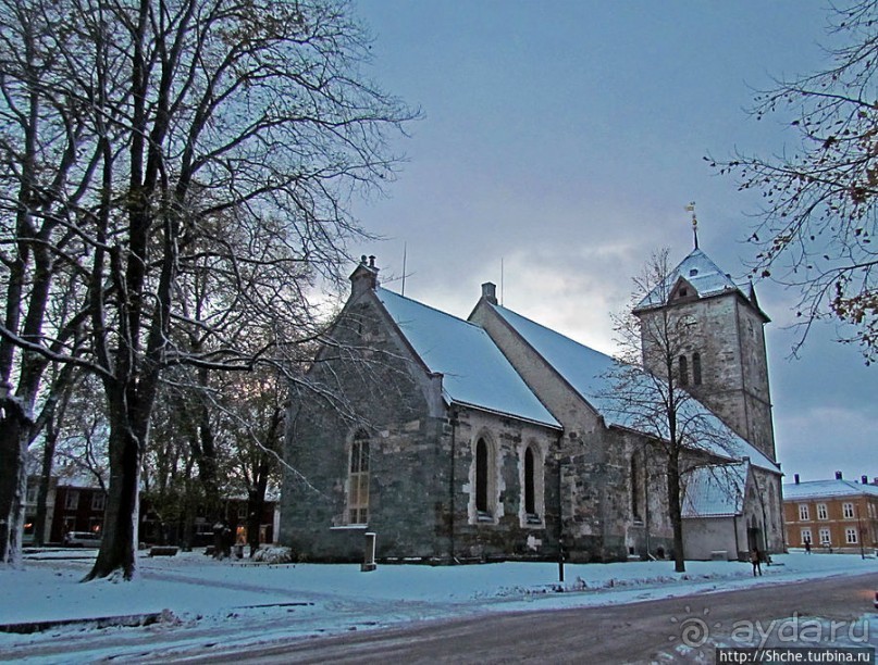 Тронхейм. Зимние зарисовки исторического центра