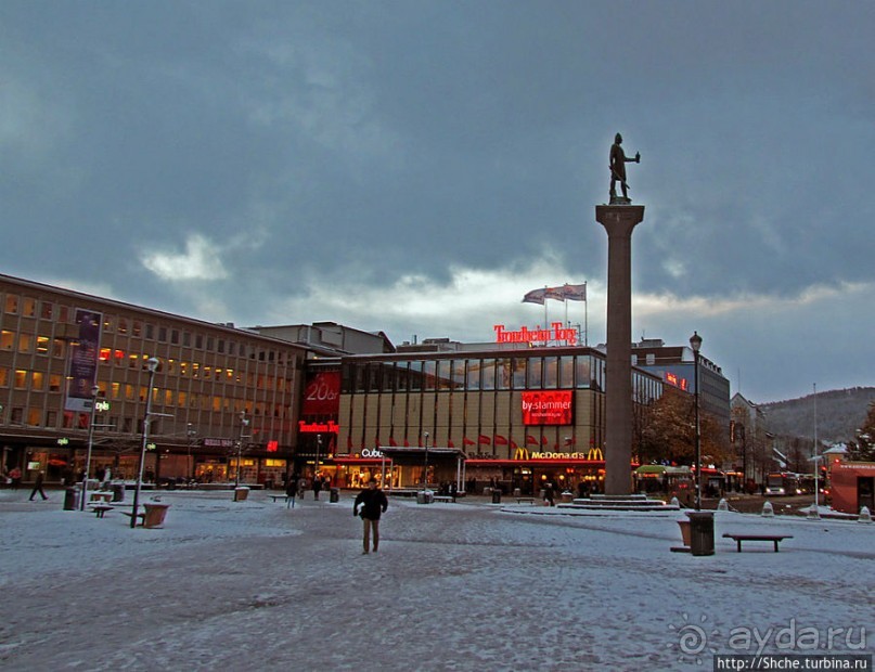 Тронхейм. Зимние зарисовки исторического центра