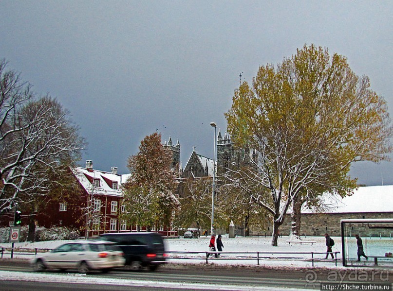 Тронхейм. Зимние зарисовки исторического центра