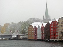 Тронхейм. Зимние зарисовки исторического центра