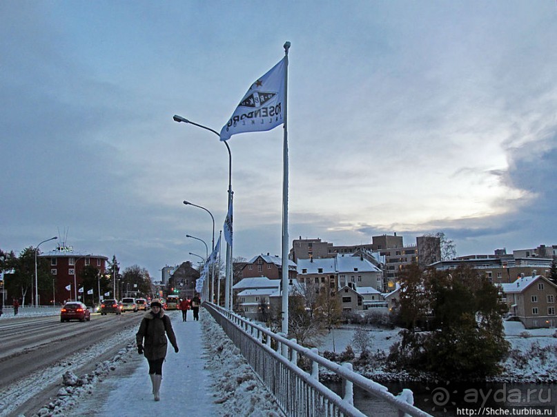 Тронхейм. Зимние зарисовки исторического центра