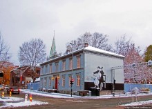 Тронхейм. Зимние зарисовки исторического центра