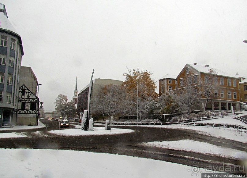 Тронхейм. Зимние зарисовки исторического центра