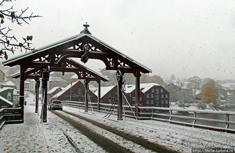 Тронхейм. Зимние зарисовки исторического центра
