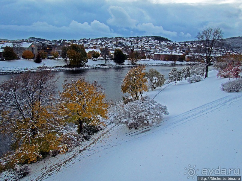 Тронхейм. Зимние зарисовки исторического центра