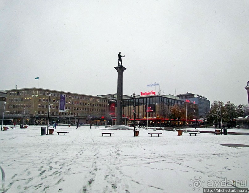 Тронхейм. Зимние зарисовки исторического центра