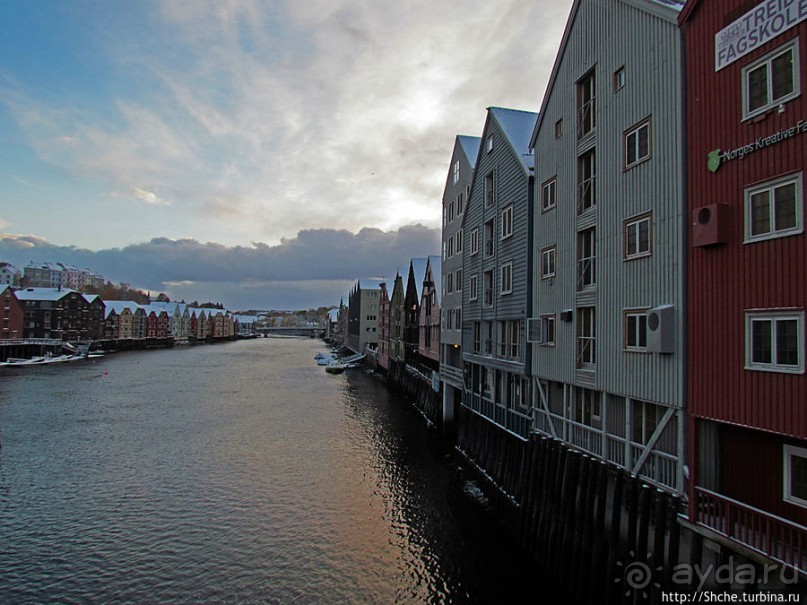 Тронхейм. Зимние зарисовки исторического центра