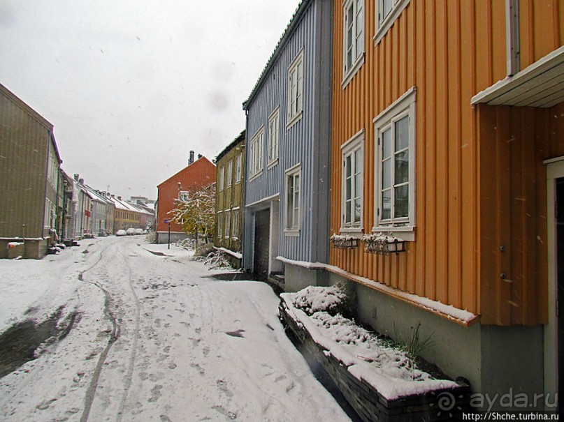 Тронхейм. Зимние зарисовки исторического центра