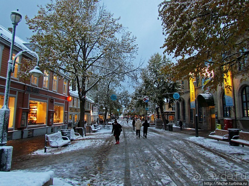Тронхейм. Зимние зарисовки исторического центра
