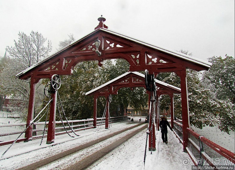 Тронхейм. Зимние зарисовки исторического центра