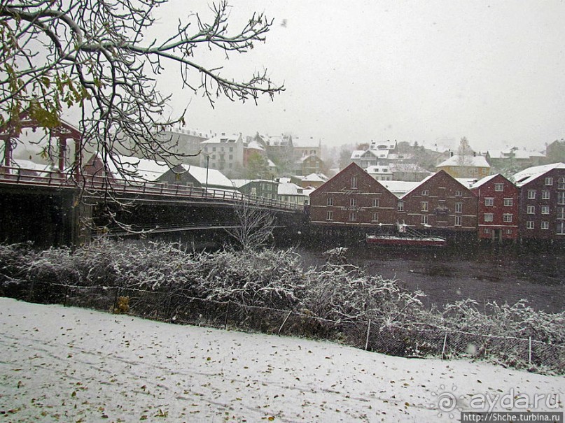 Тронхейм. Зимние зарисовки исторического центра