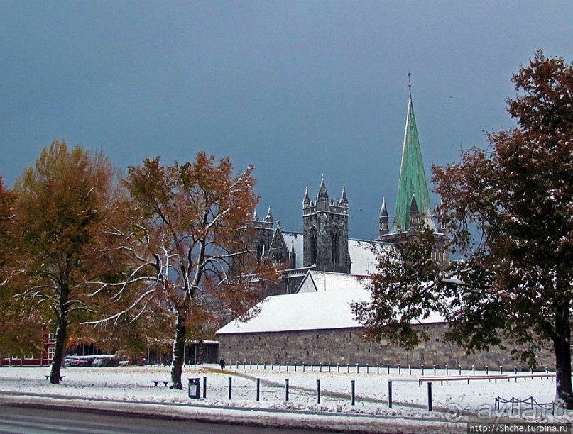 Тронхейм. Зимние зарисовки исторического центра